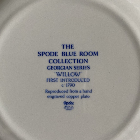 Spode 6.25" Bread and Butter Plate - Willow - Picture 3 of 3
